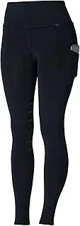 [HORZE] Zelda Womens Full Seat Horseback Riding Tights with Seamless Silicone Grip and Phone Pockets