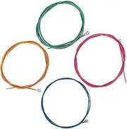 WHAMVOX Guitar Strings for Bass Set of 4 Acoustic Guitar String Light Portable and Easy to Use