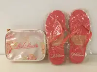 在飛比找Yahoo!奇摩拍賣優惠-日本 LIZ LISA 粉色夾腳拖鞋 LIZ LISA 花紋
