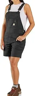 Carhartt Women's Rugged Flex Relaxed Fit Canvas Shortall