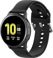 T Tersely Soft Silicone Band for Samsung Galaxy Watch 7/Active 2 (40mm/44mm),Watch FE,20mm Replacement Sports Strap for Samsung Galaxy Watch 5 Pro/Watch 6/5/4 (40mm/44mm)/Galaxy Watch 3 (41mm) /Active