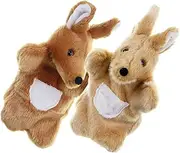 2Pcs Educational Hand Puppets for Storytelling Cute for Playtime and Puppet Theater Engaging Animal for Boy Girl