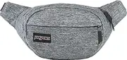 [JANSPORT] Fifth Ave FX Fanny Pack - Hip Bag | Ideal Waist Bag for Travel, Sightseeing & Hiking | Black Woven Knit