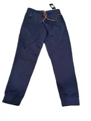 NWT Mens Motion Tech Fleece Jogger Pants Drawstring Navy Gray Size Small