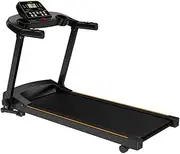Treadmills,Foldable Electric Treadmill,Gym Home Ultra-Quiet Smart Treadmill Heart Rate Function,0.8-12Km/H,Adjustable Slope