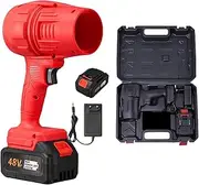 Cordless Blower - Super Power Air Duster | Variable Portable Leaf Blower with Battery and Charger for Grass Lawn Driveway Patio Garden Camping Snow Car Computer