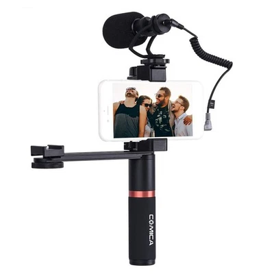Comica CVM-VM10-K4 Full Metal Mini Compact On-Camera Directional Shotgun Mic