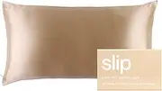 Slip Pure Silk Zippered Pillowcase, Caramel, King