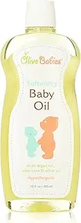 Olive Babies Softening Baby Oil, 12 Ounce
