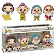 Disney Snow White (1937) Diamond Glitter Snow White, Dopey, Sleepy and Grumpy 4 Pack Funko POP! Vinyl
