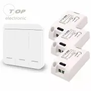 433Mhz Wireless Smart Lamp Light Switch & Receiver ON/OFF Remote Control