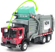 Diecast Toy Bin Truck Recycling Material Transporter