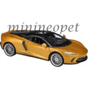 WELLY 24105 McLAREN GT 1/24 DIECAST MODEL CAR GOLD