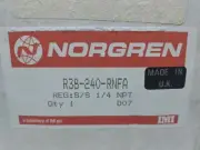 New! Norgren R38-240-RNFA Regulator S/S 1/4 NPT R38240RNFA (#20047)