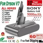 9000mAh For DYSON V7 Battery V7 Absolute Motorhead V7 Trigger V7 Fluffy SV11