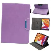 Universal 10 10.1 Inch Android Tablet Case, Dluggs PU Leather Stand 01 Purple