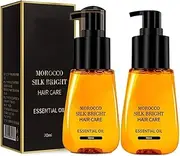 ShineStudio Anti-frizz Hair Serum, Shine Studio Anti frizz Hair Serum, Shine Studio Morocco Silk Bright Hair Care, Hair Care Essential Oil Reduce Dry Hair (2 Pcs)