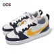 Nike 休閒鞋 Court Borough Low Recraft GS 大童 女鞋 白 黃 深藍 低筒 HJ3482-071