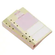 80 Sheets Loose-leaf Refill Paper for Loose-leaf Budget Panner Binder Journal