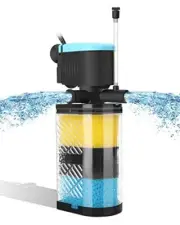 3-Stage Aquarium Filter in-Tank Filter Internal Filter Fish Turtle Filter for