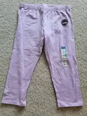 Girls Arizona Jean Co. Capri Pants Size 16 XL Purple Glitter Stretch