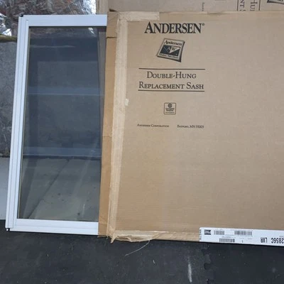 Anderson Lower Sash, White Exterior with Pine Interior, Vintage , 2856C