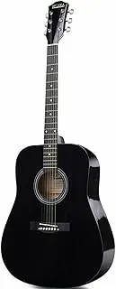Axiom Folkmaster Left Handed Guitar - Black - Steel String