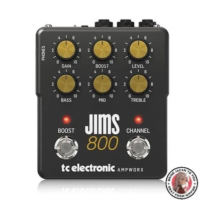 NEW TC Electronic JIMS 800 Preamp a high-gain guitar preamp featuring TC Ampworx