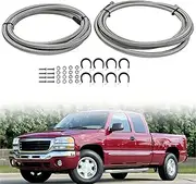 QFF0004SS Fuel Line Quick Fix Kit Fit for Chevrolet Chevy Silverado 1500 Classic 2004-2007 for GMC Sierra 1500 Classic 2004-2007 4.8L/5.3L/6.0L V8 819-875
