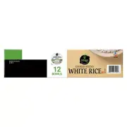 Bibigo Cooked Sticky White Rice Bowls Medium Grain 7.4 oz, 12-Count
