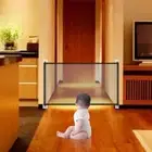 Mesh Kids Supplies Pet Gate Safety Child Barrier Fences Baby Safe Guard Door
