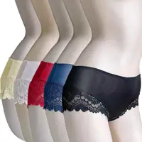 在飛比找ETMall東森購物網優惠-桑緹絲歐式風情100%蠶絲內褲超值組