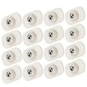 16pcs Mini Casters for Trash Cans and For small Furniture with Strong Adhesive