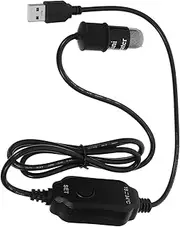 VANZACK Aquarium Tank Fish Tank Aquarium USB Mini Aquarium Heater Intelligent Temperature Control Compact Design Constant Temperature Heating Rod for Fish Tanks and Mini Aquariums