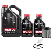 7L Motul SPECIFIC 948B 5W20 Wix XP Filter Motor Oil Change Kit API SN