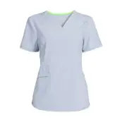 Scrubstar Women's Active V-Neck Scrub Top Blue Bliss Size Medium