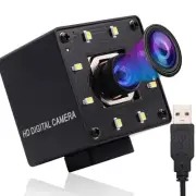 4K USB Camera Autofocus with Microphone Day Night Vision Wide Angle 4K Video ...