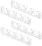 Mikinona 2 Pair Toe Separators Pedicure Soft Silicone Toe Spreader Corrector for Women Men Reusable Toe Dividers for Nail Care