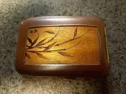 Vintage Buxton Key Holder-Tainer Brown Cowhide - Never Used - Original Tags