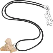 [SUPVOX] Men's Shark Tooth Pendant Necklace Lightweight Fashionable Cool Decor for Outdoor Activities Birthday
