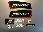 Mercury 300x ProMax Outboard Engine Decal sticker Alien Cowl Kit 3.1L 300hp