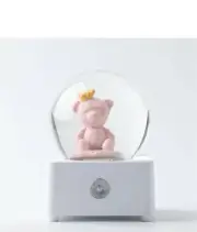 Foreign Trade Christmas Snow Music Box Crystal Ball Girls