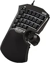 HORI Tactical Assault Commander F14 (Final Fantasy XIV Black Edition) - Keypad for PC (Windows 11/10), PS5, and PS4 - Officially Licensed by Square Enix