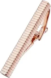 [WHIMSIMART] Tie bar Options Men's Tie Bar Pin Glossy Clasp Tie Clip for men with Box (Color : Gun)