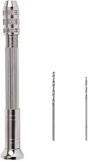 DONFAMDS 1set Nail Hand Drill Tool for Manicure Dangle Piercing Tool Drill Bits for Nail Art Accessories Simple and Design for Beginners and Enthusiasts