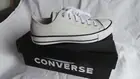 BRAND NEW in box Converse PU Leather CT All Star Ox trainer UK 6 EU 39 Lt Stone