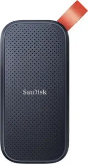 SanDisk Portable 2TB USB-C 3.2 External SSD -SDSSDE30-2T00-G25 Type C to A cable