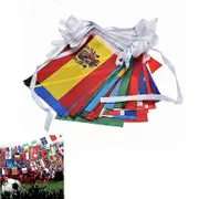 100x Countries String Flag 25m International World 82ft Bar Party Bunting Hot One Size
