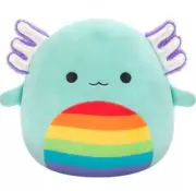 Squishmallows Anastasia the Teal Pride Axolotl 8" LGBTQ+ Rainbow Belly NEW w Tag