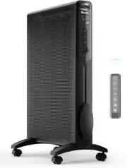 Convection Panel Space Heater, 1500W Electric Mica Infrared Heaters for Indoor U